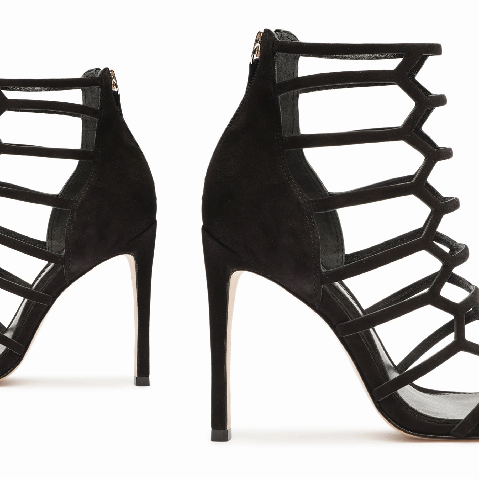 Julianna Suede Sandal Modern Wearables In-Motion Look