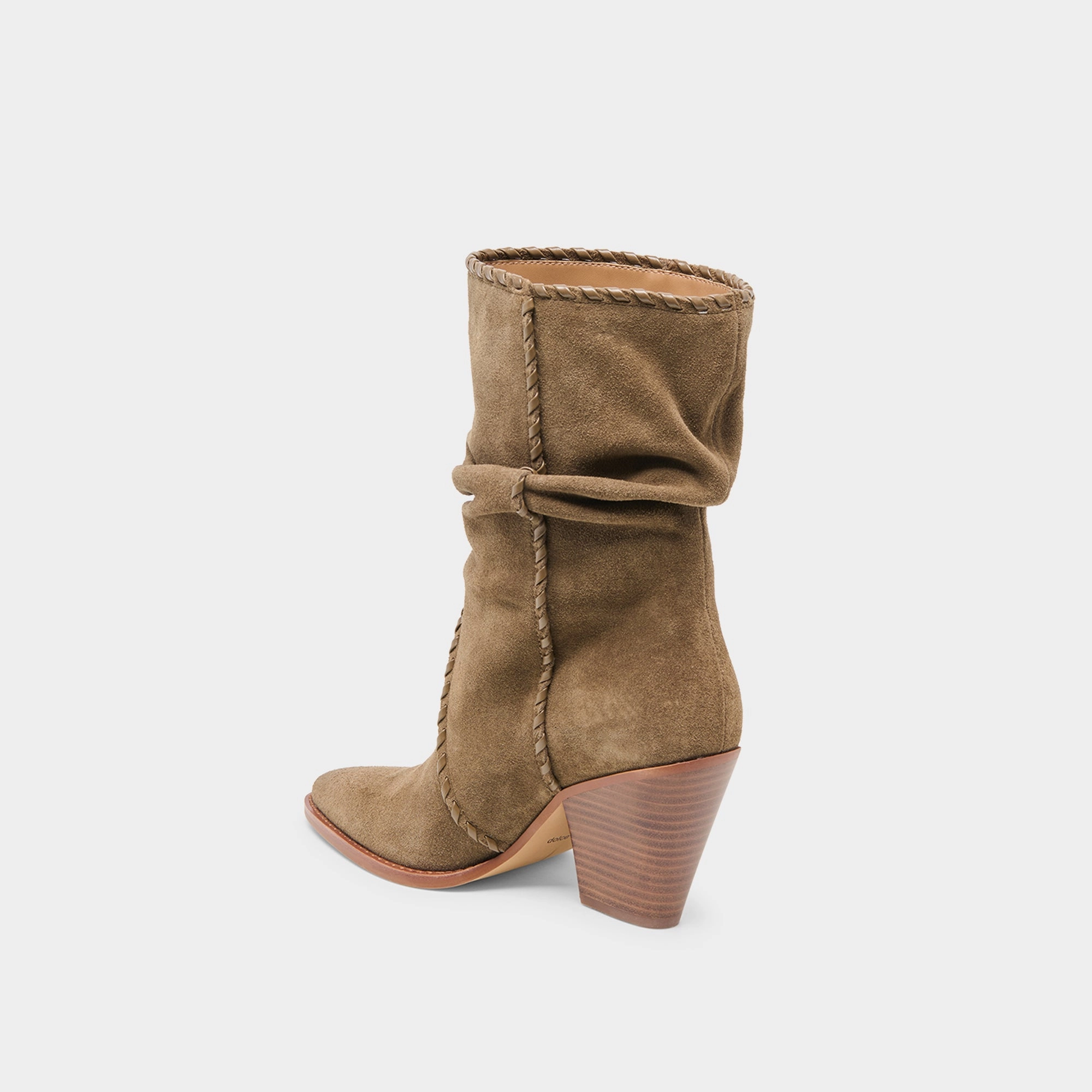 Julith Botos Olive Suede Made For Days Daily Essentials