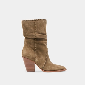 Form-Centered Living In Style Julith Botos Olive Suede