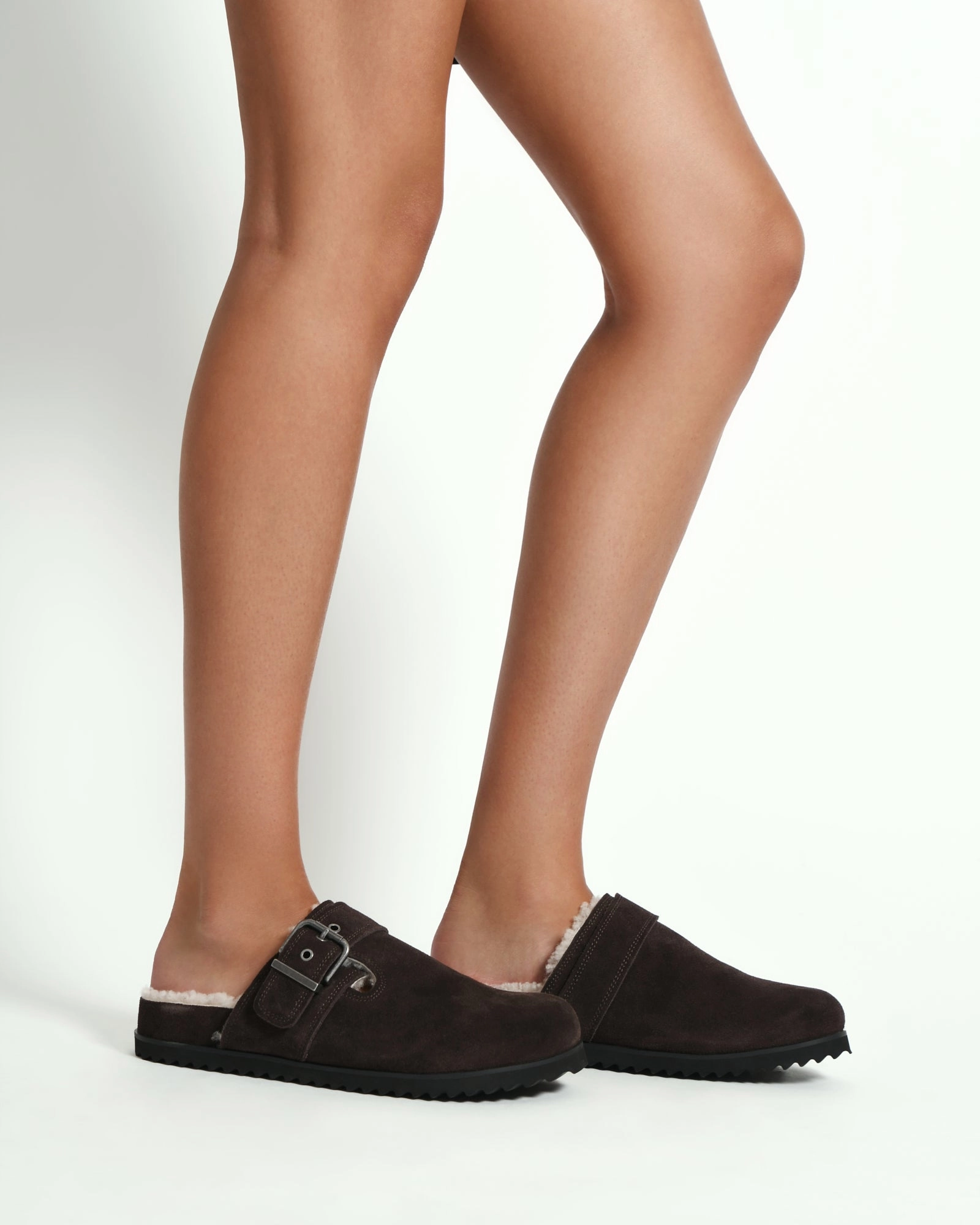 Juniper Casual Flats Bitter Choc Suede Conscious Form