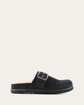 Juno Casual Flats Washed Black Suede Style Without Noise City-Fit