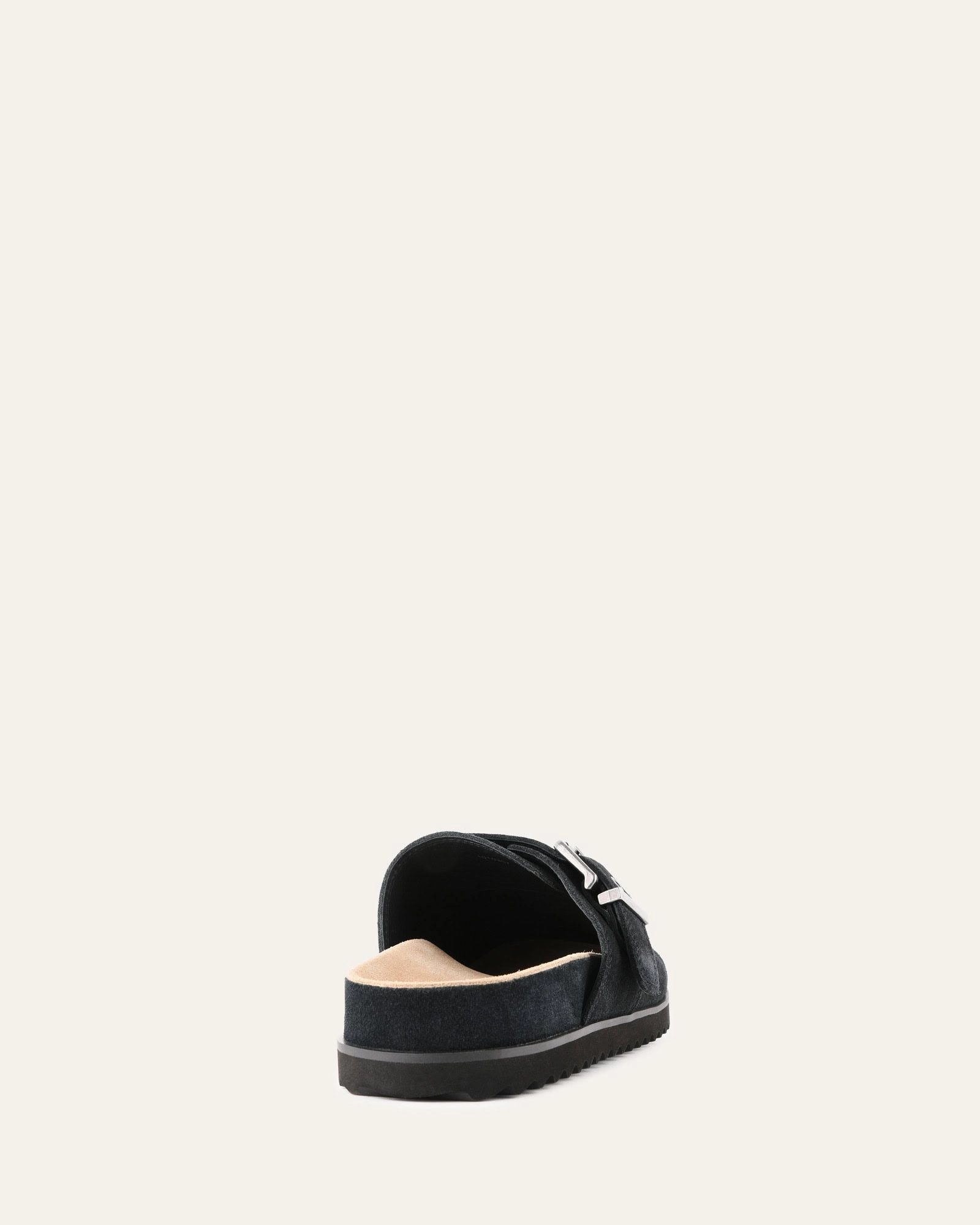 Inspired Layerwear Juno Casual Flats Washed Black Suede