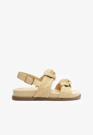 Kareena Beige Sporty Sandal Expressive Minimal