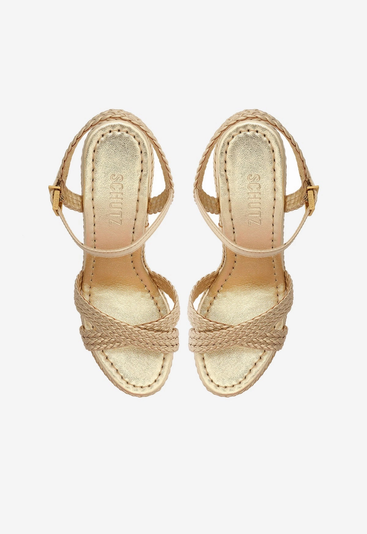 Karima Cutout Metallic Nappa Sandal Journey Wear Built To Breathe