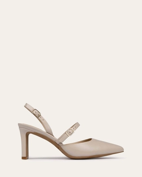 Curated Looks Ready For Change Karina Mid Heels Bone Leather