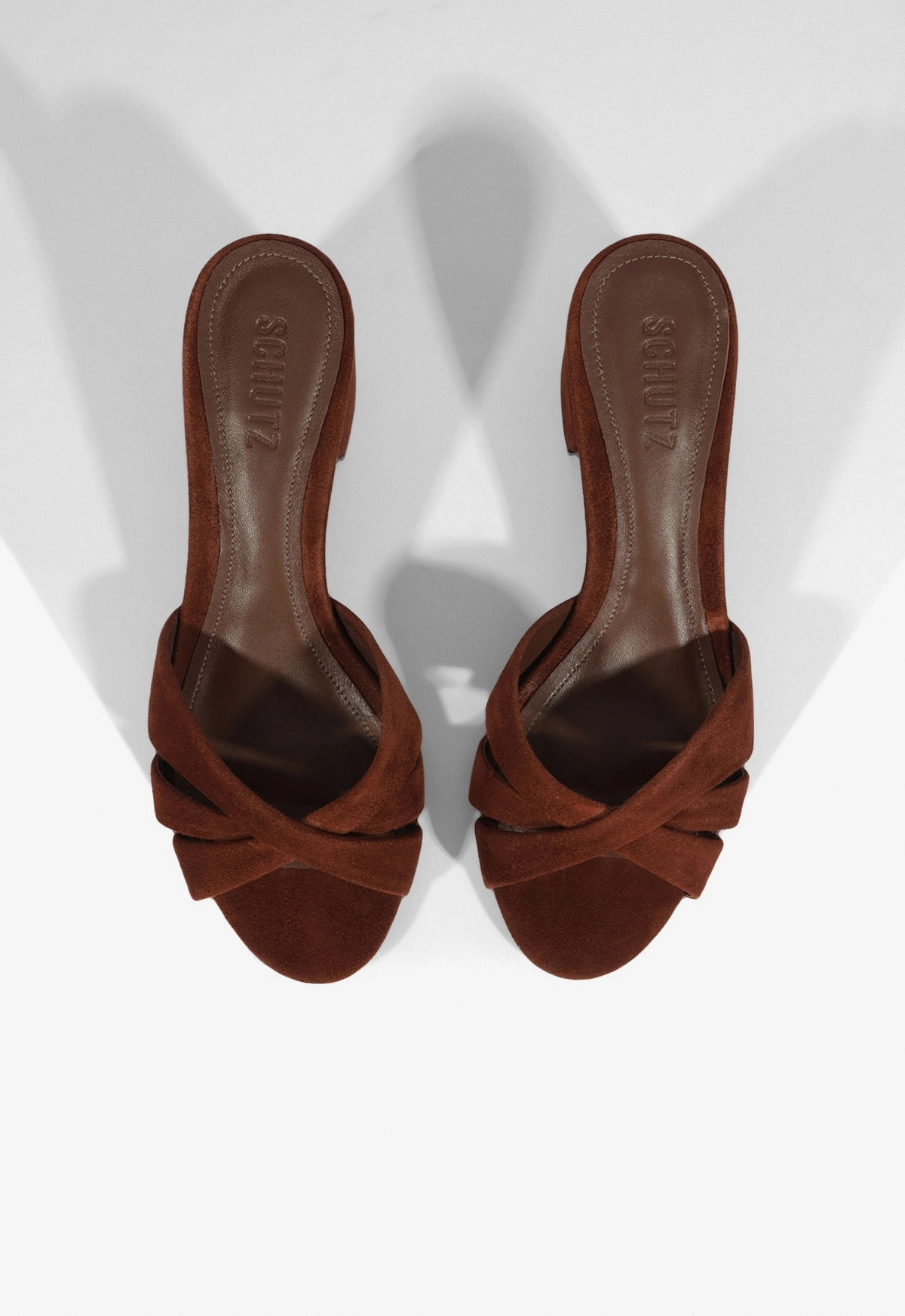 Keefa Block Mule Suede Sandal Responsive Design