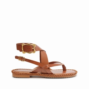 Clean Movement Keith Flat Leather Sandal