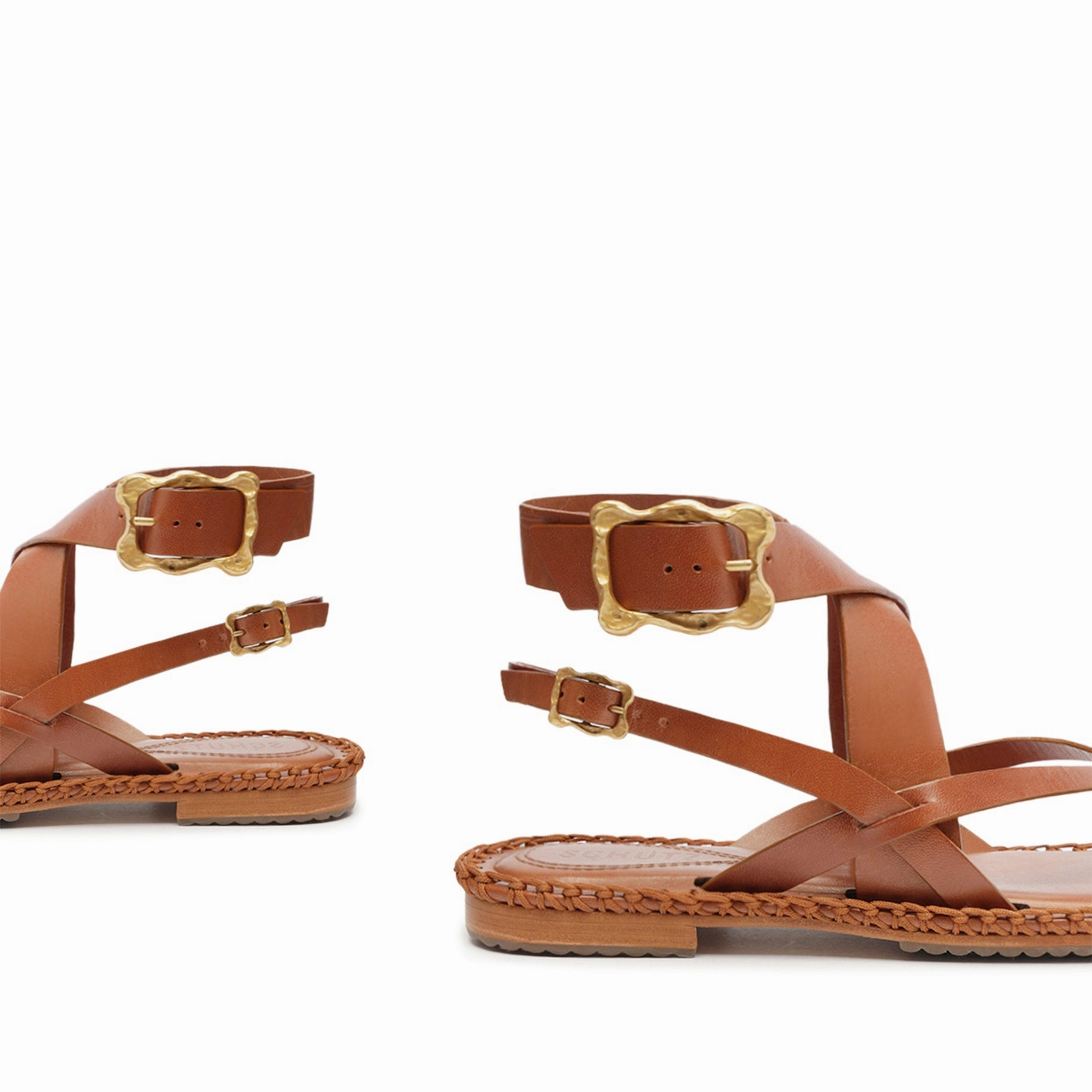 Keith Flat Leather Sandal Unisex Energy Life-Ready Layers