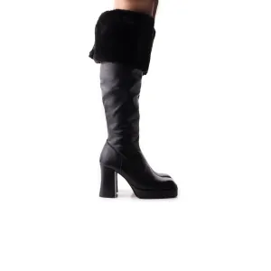Kelani Black Leather Comfort In Layers