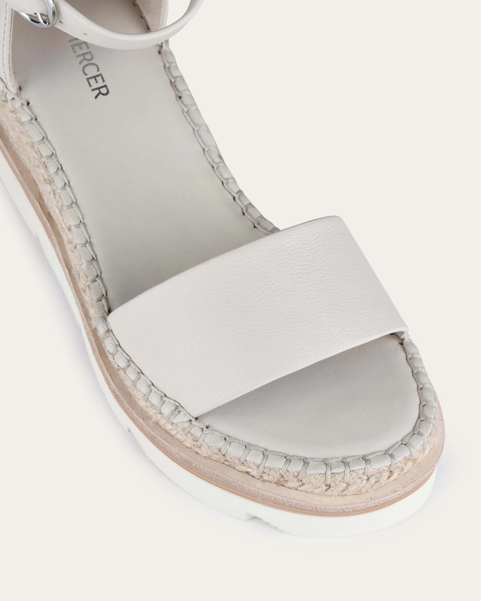 Kelly Mid Heel Wedges Bone Leather Designed For Pace Life, Simplified