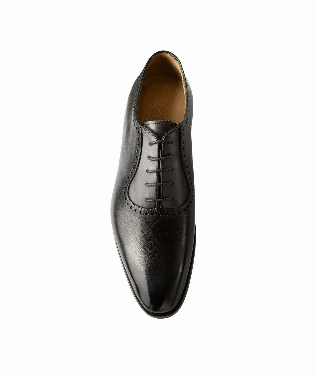 Kenwood Black Oxford Shoes Modern Movement Gear Clean Profile