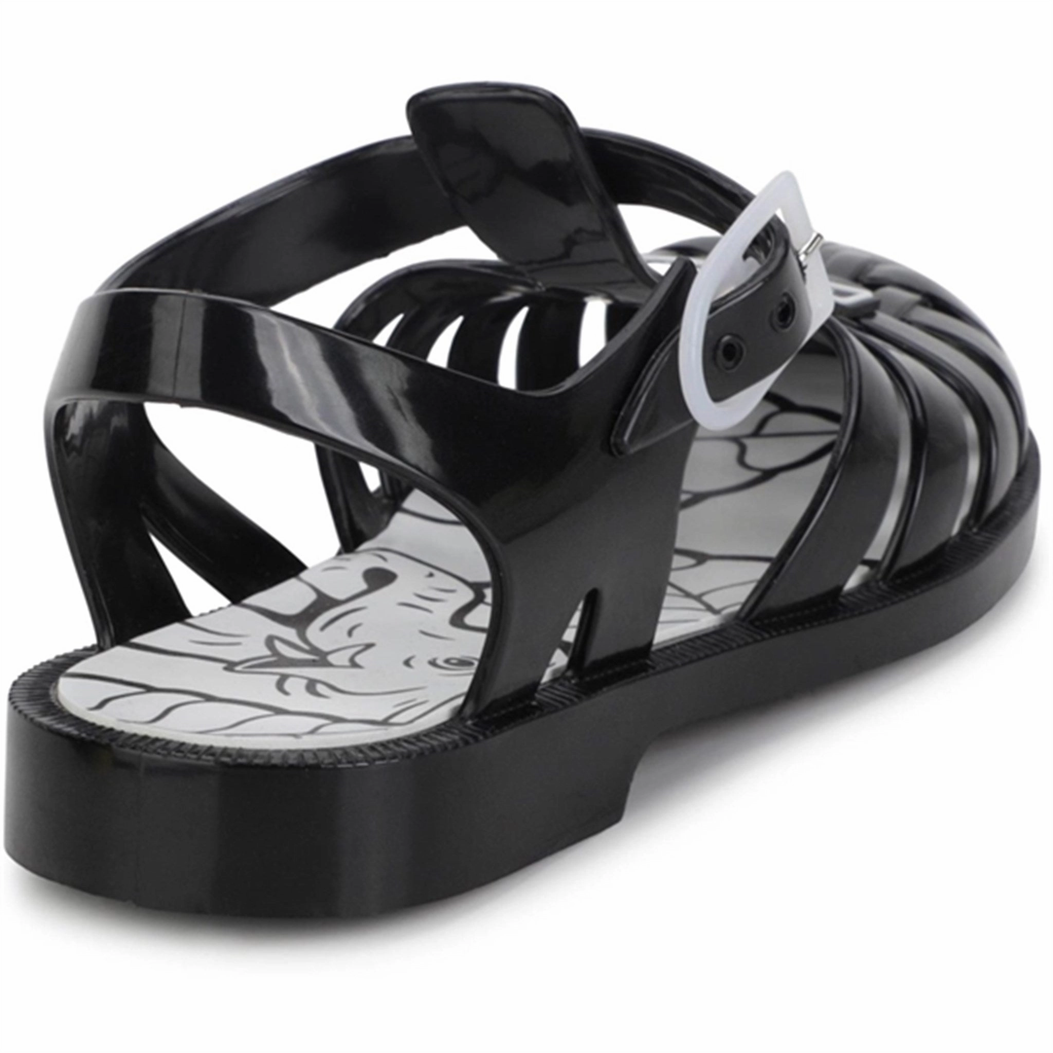 Multi-Context Style Daily Designwear Kenzo Sandal Black