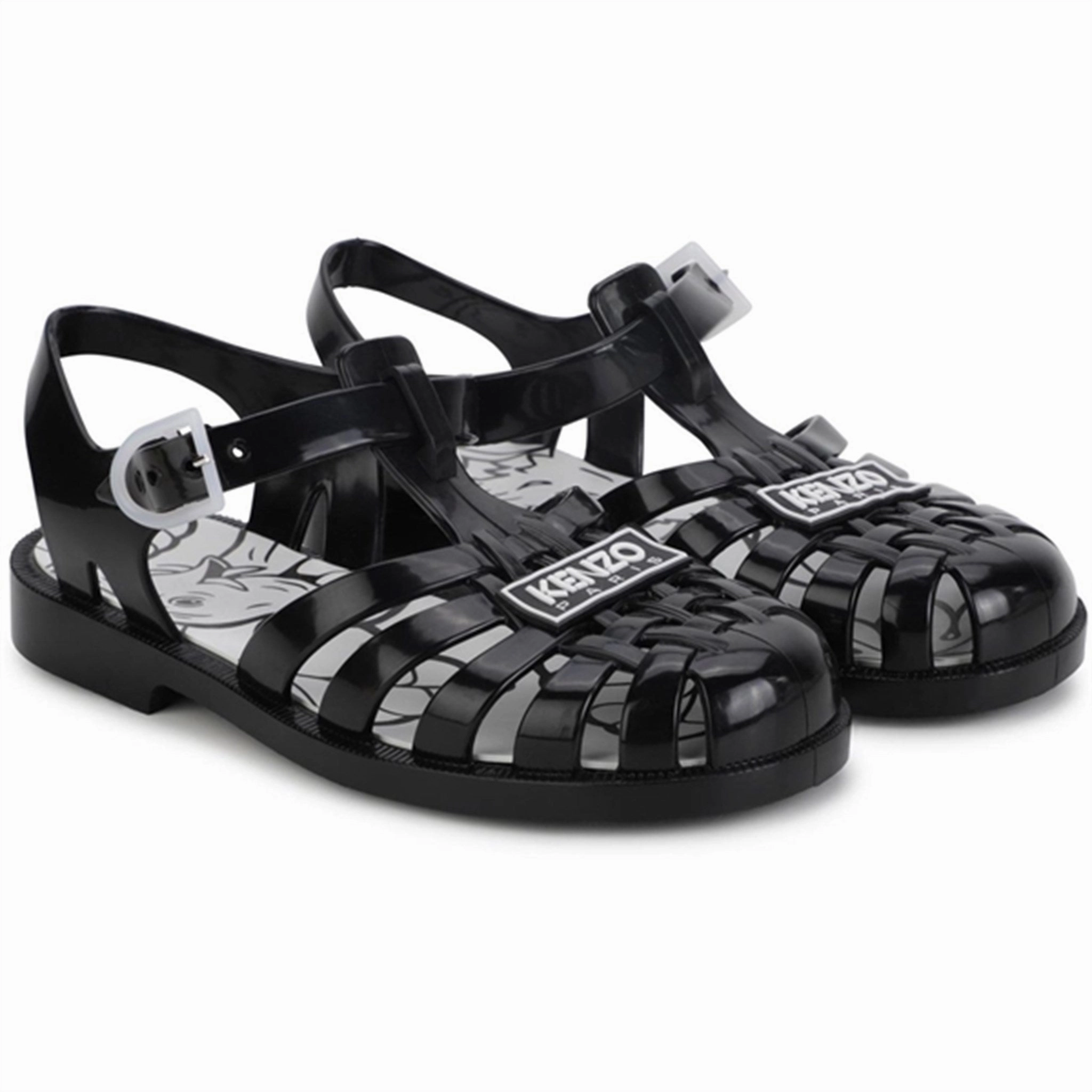 Simplify Style Kenzo Sandal Black