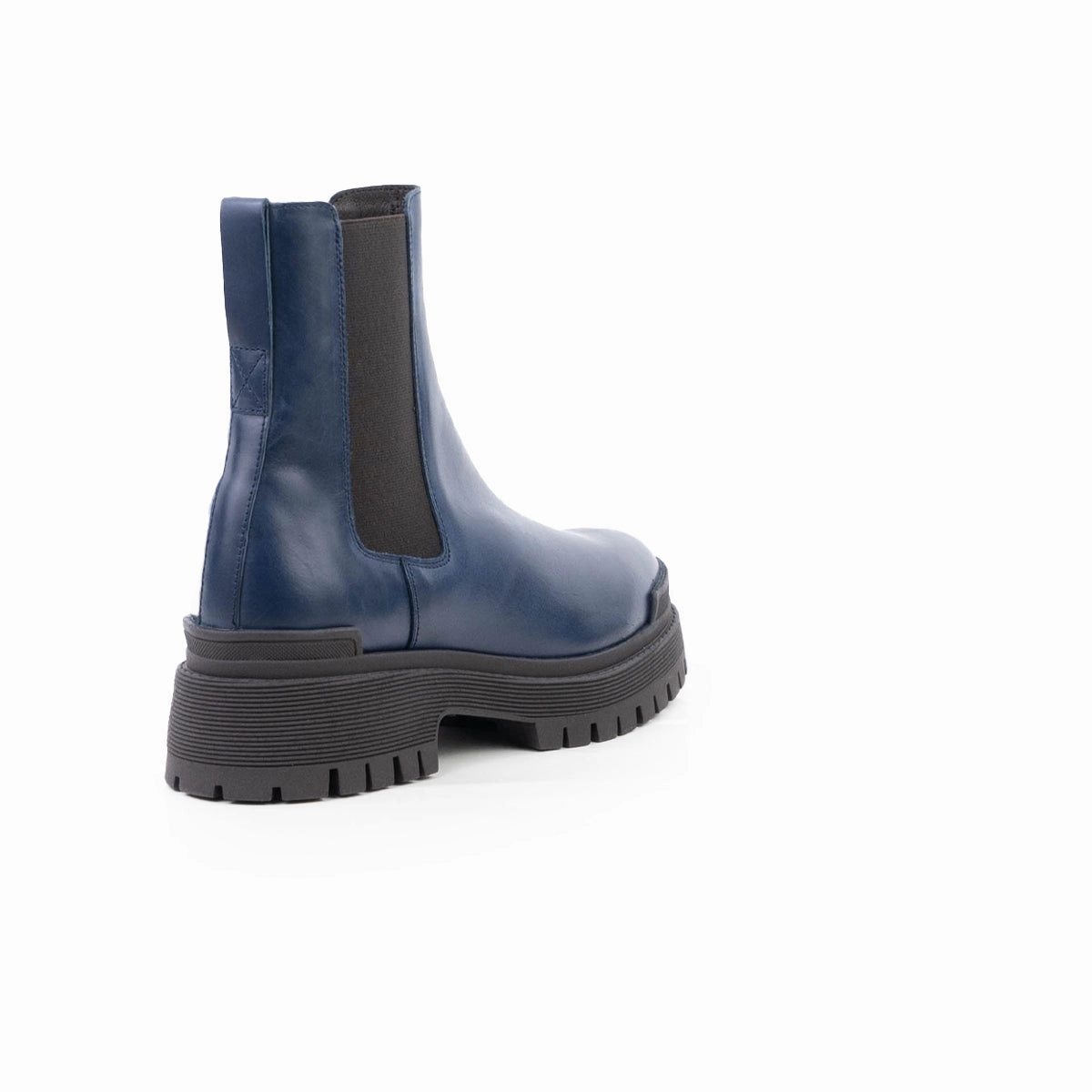 Kirby Navy Leather Style Built In