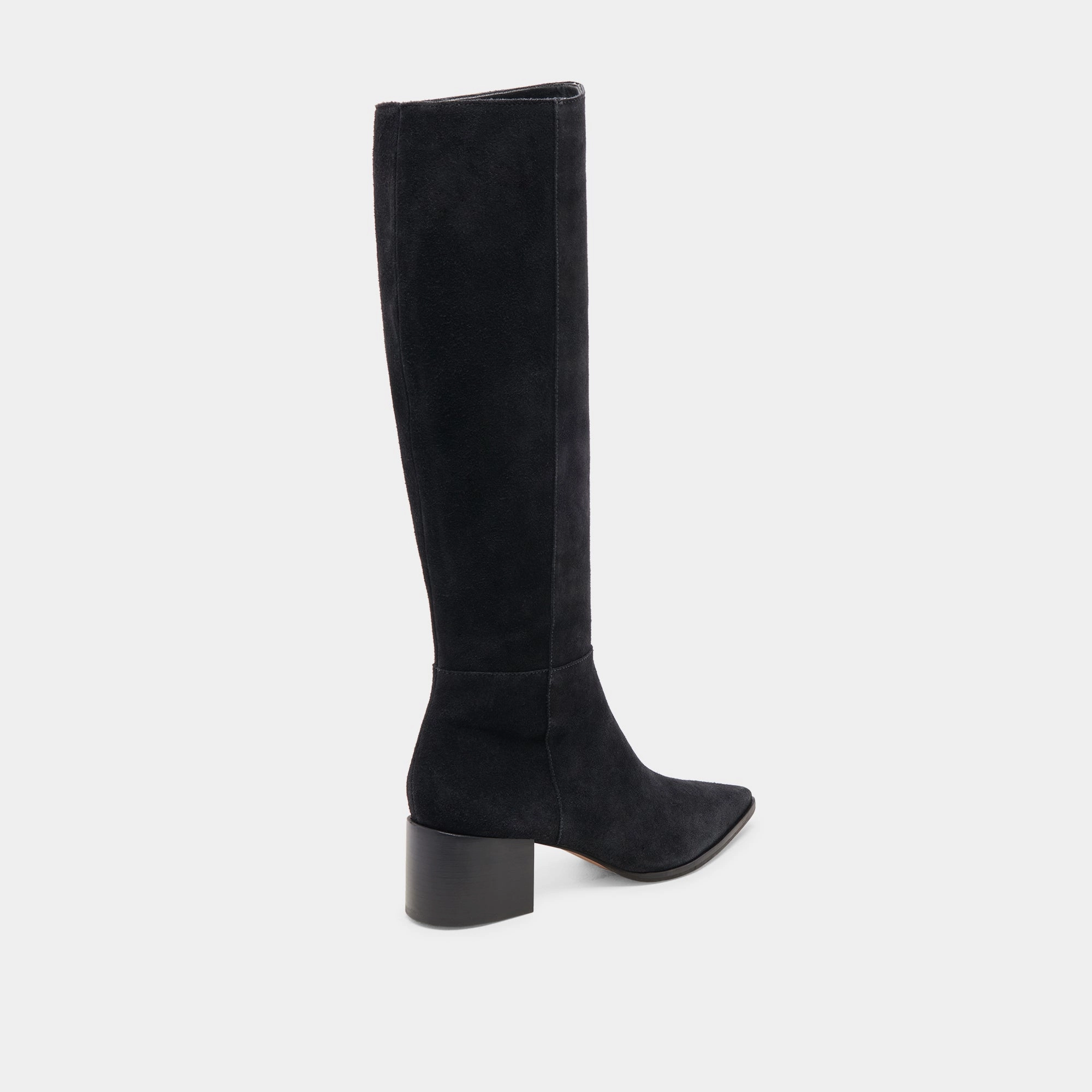 Refined Minimalism Form In Action Kirson Boots Onyx Suede