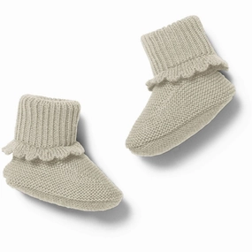Updated Basics Konges Sl?Jd Almond Milk Vitum Booties