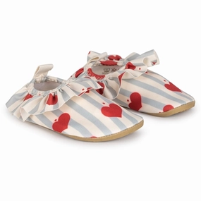Konges Sl?Jd Amour Blue Stripe Frill Uv Swim Shoes Progressive Edge