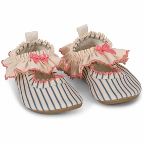 Konges Sl?Jd Blue Stripe Gina Frill Swim Shoes Modern Motionwear Creative Layers