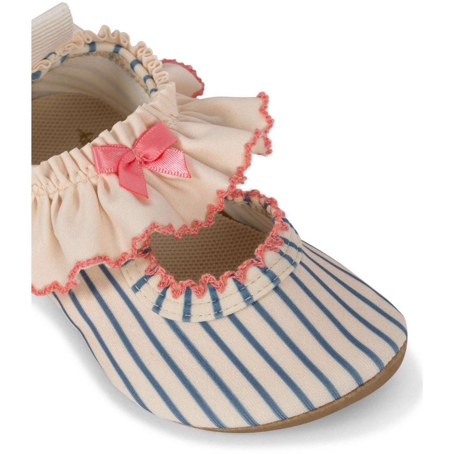 Konges Sl?Jd Blue Stripe Gina Frill Swim Shoes Comfort-Driven