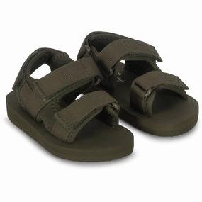 Motion-Driven Flex And Fit Konges Sl?Jd Burnt Olive Sun Sandal Solid