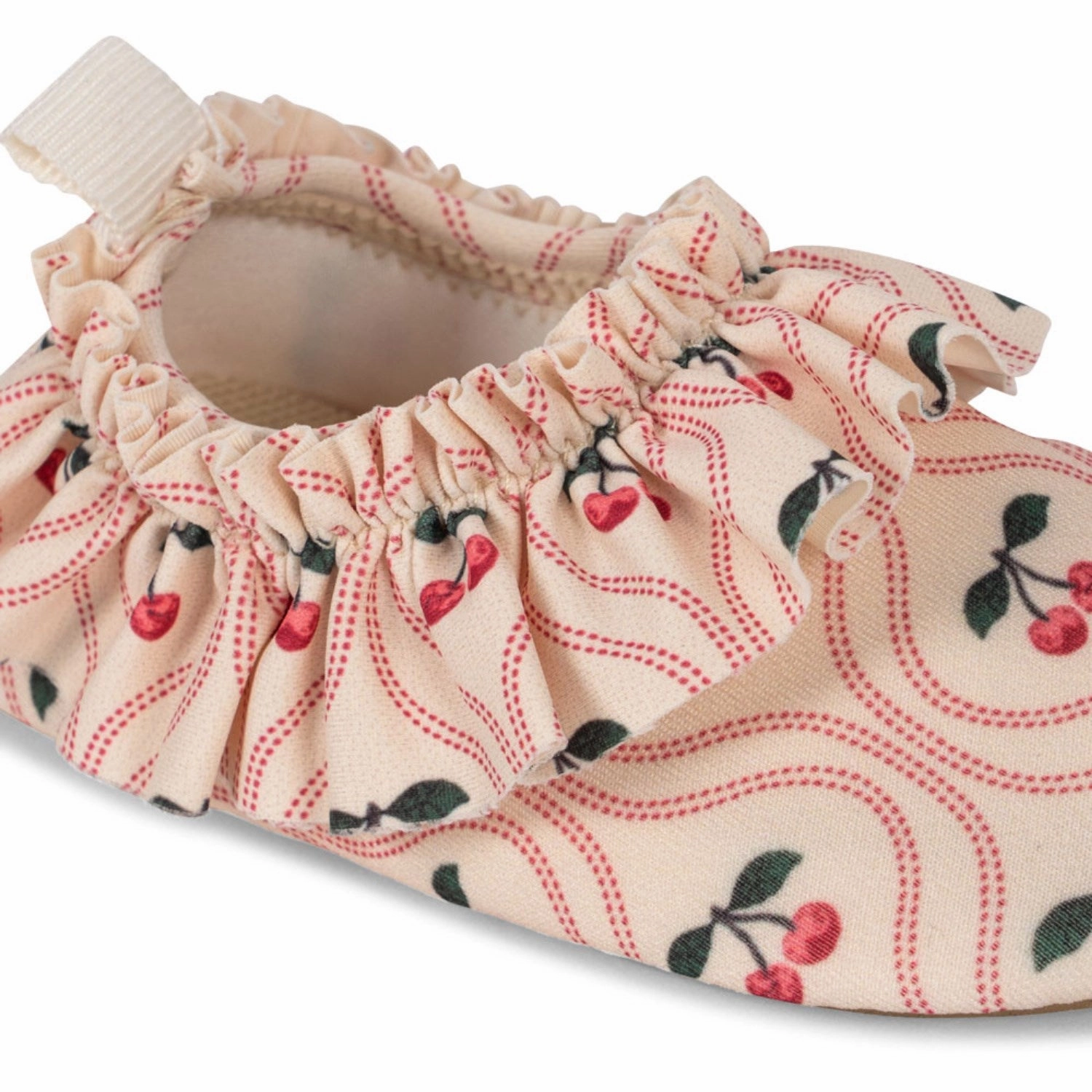 Feel The Flow Konges Sl?Jd Cherry Pink Motif Merle Frill Swim Shoes