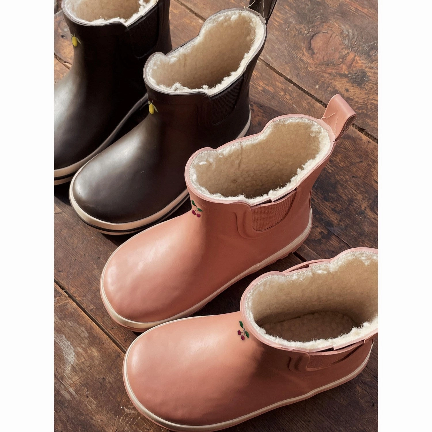 No-Fuss Fit Anytime Movement Konges Sl?Jd Chocolate Brown Roi Rain Boot Low