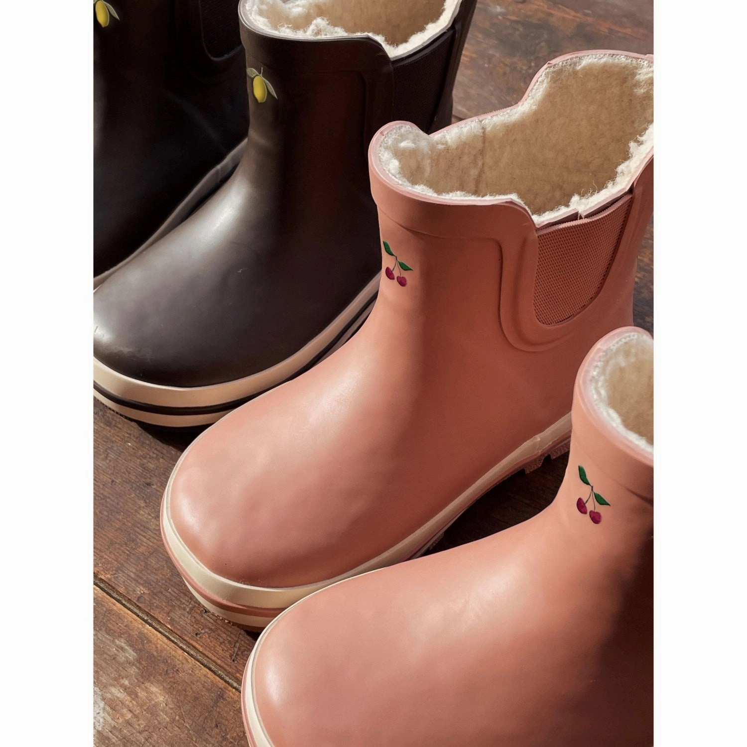Intentional Daily Konges Sl?Jd Chocolate Brown Roi Rain Boot Low