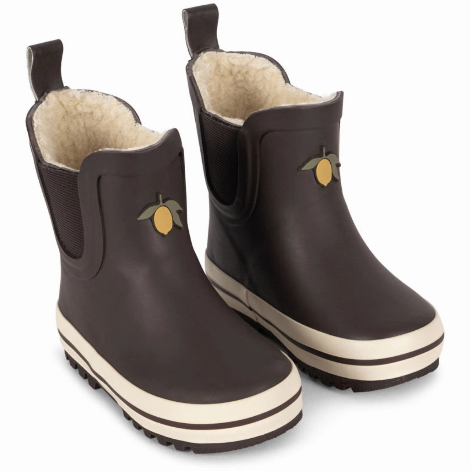 Ease-Forward Fit Universal Pieces Konges Sl?Jd Chocolate Brown Roi Rain Boot Low