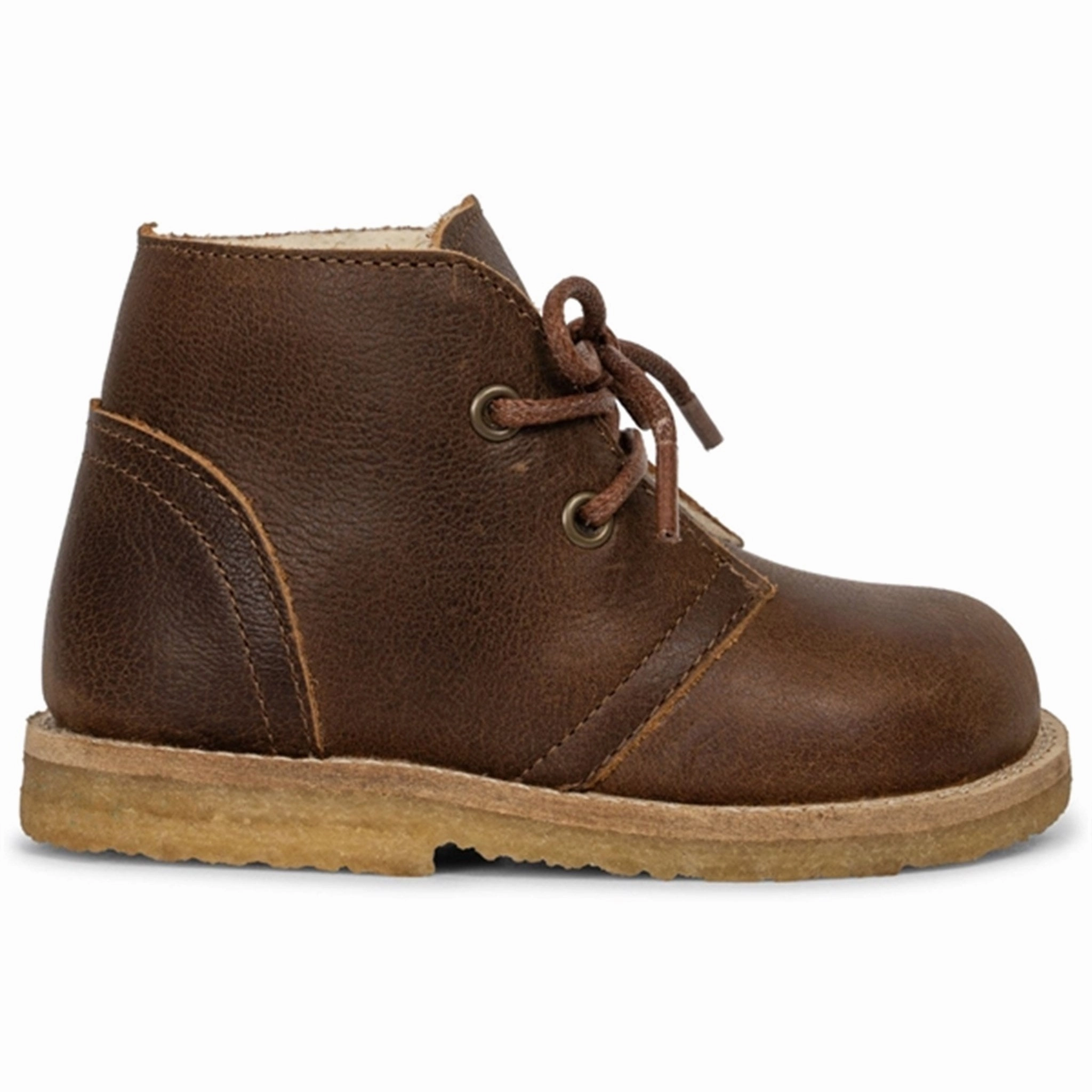 Konges Sl?Jd Cognac Woolie Boot Refined Structure