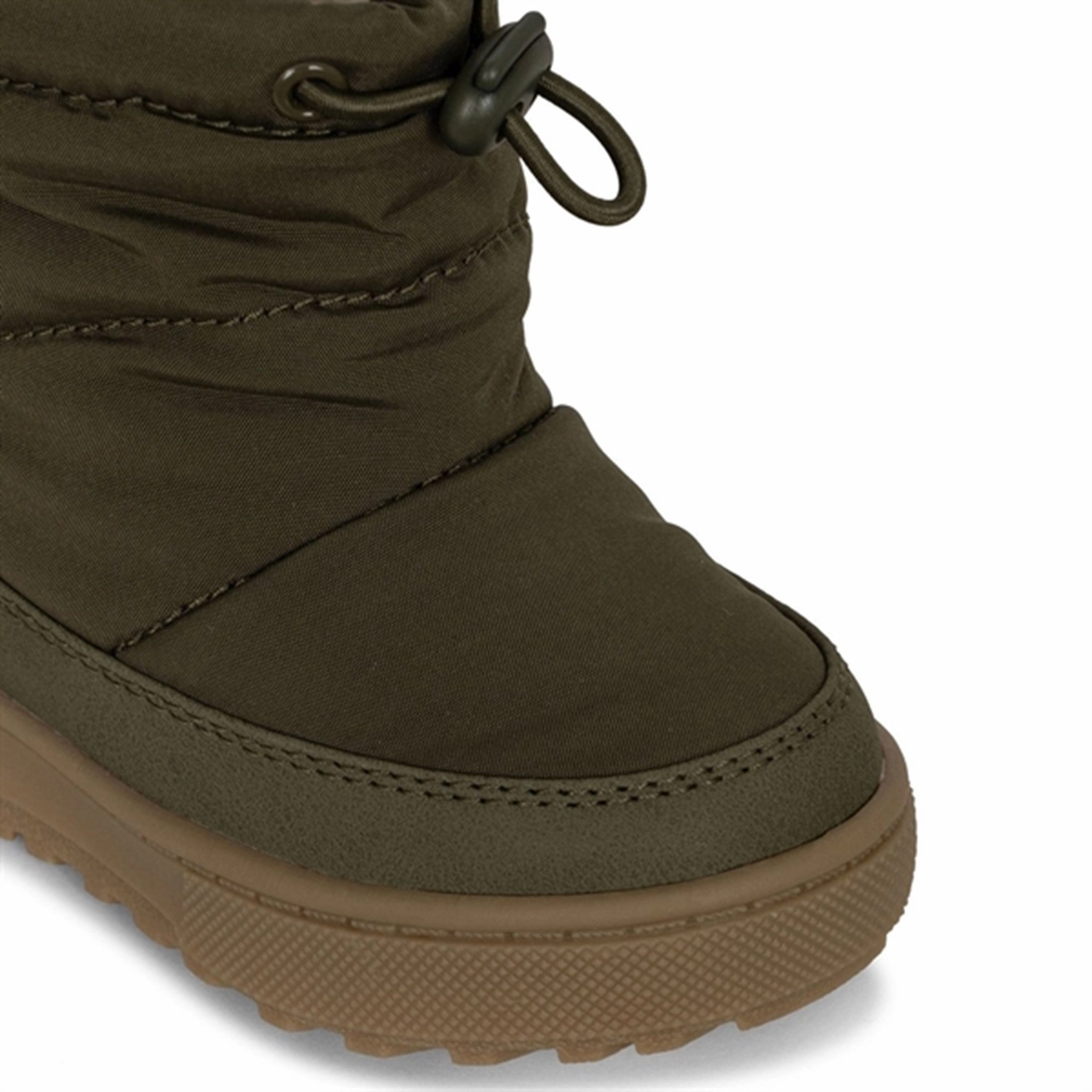 Simple City Form Meets Calm Konges Sl?Jd Dark Olive Nori Dino Boot