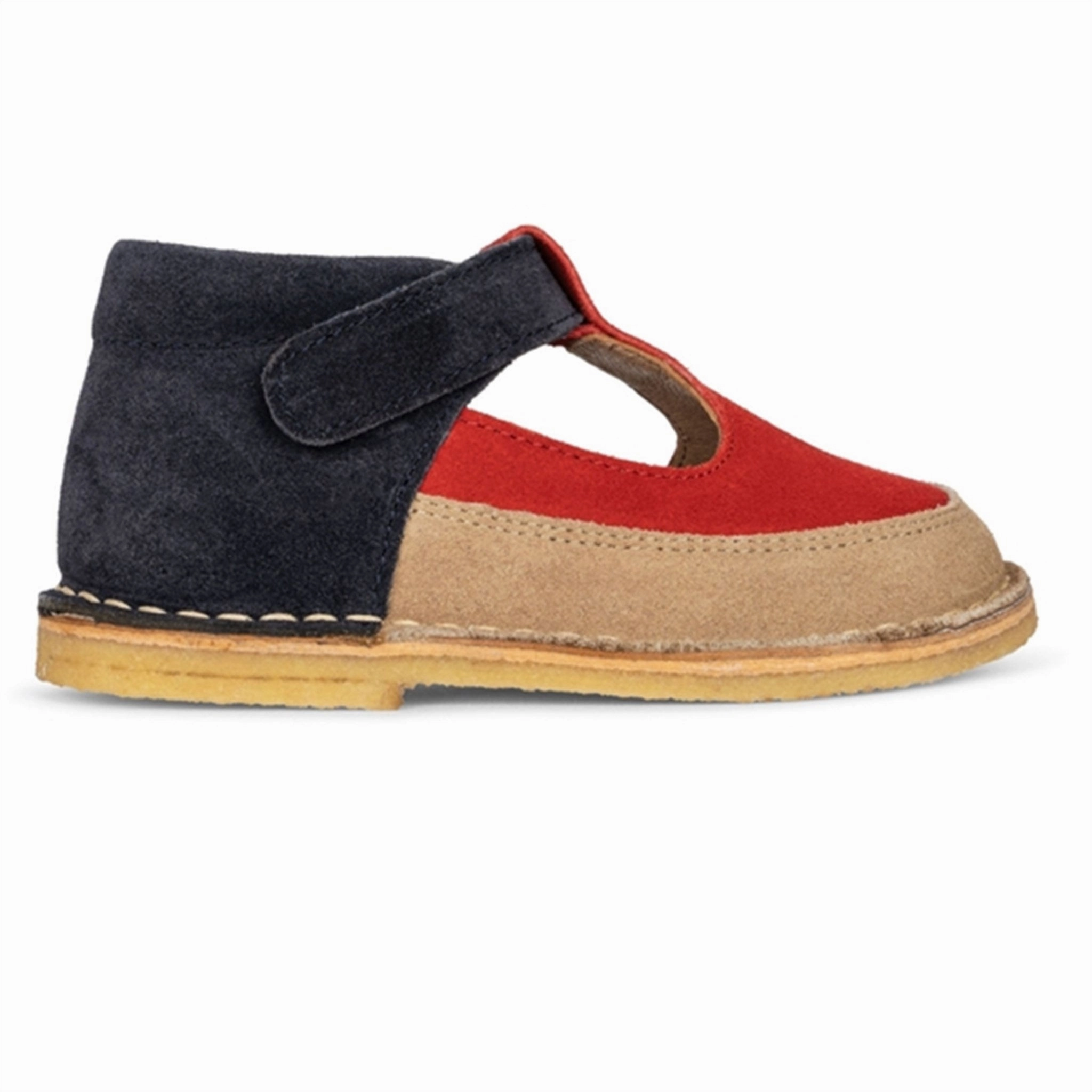 Inspired By Rhythm Konges Sl?Jd Esmee Sandal Suede Tricolore