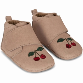 Everyday Sleek Konges Sl?Jd Mamour Embroidery Footies Dusty Pink