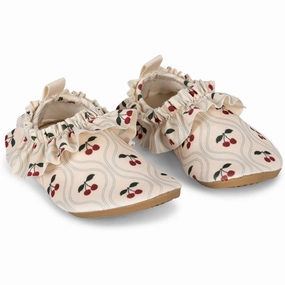 Konges Sl?Jd Manuca Frill Swim Shoes Cherry Motif Fit To Adapt Wear Anywhere