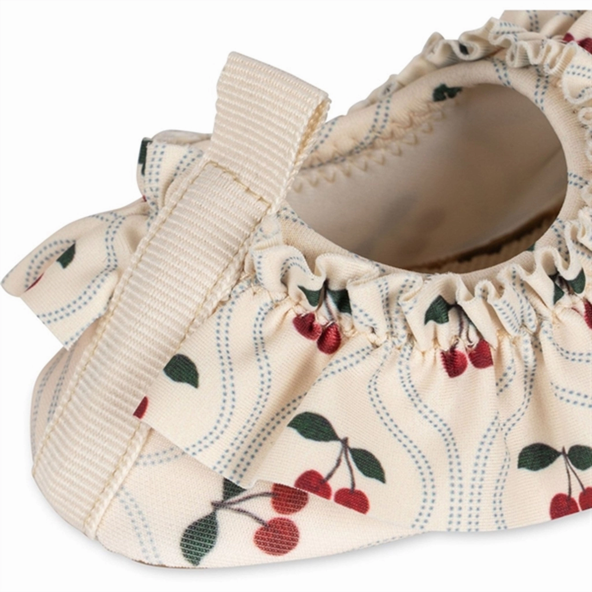 Shaped For Flow Konges Sl?Jd Manuca Frill Swim Shoes Cherry Motif