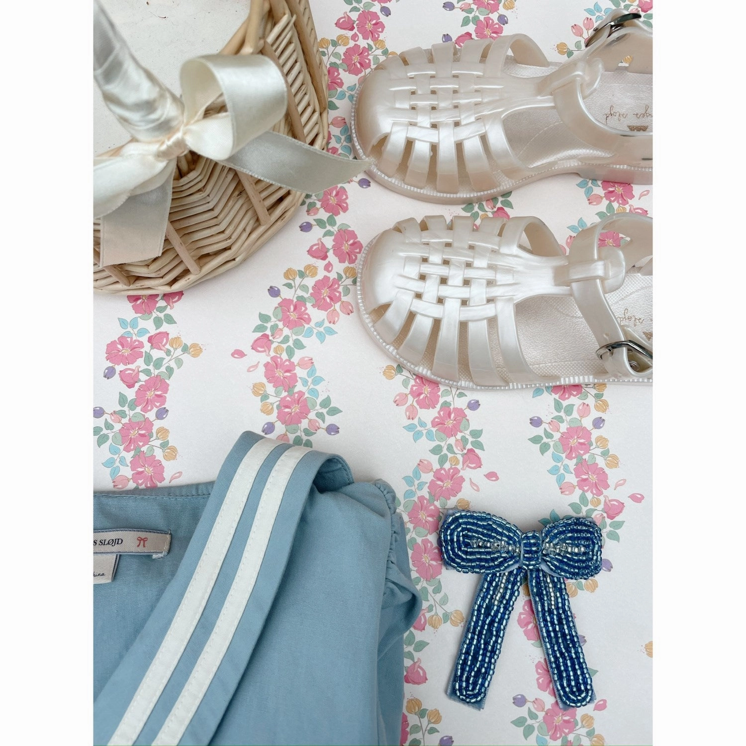 Structured Motion Konges Sl?Jd Pearl Celebration Pearl Sandal