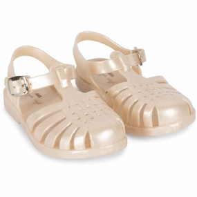 Tone-Driven Konges Sl?Jd Pearl Celebration Pearl Sandal