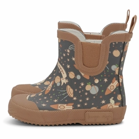 Design In Motion Low-Profile Style Konges Sl?Jd Welly Rubber Boots Ciel Magique