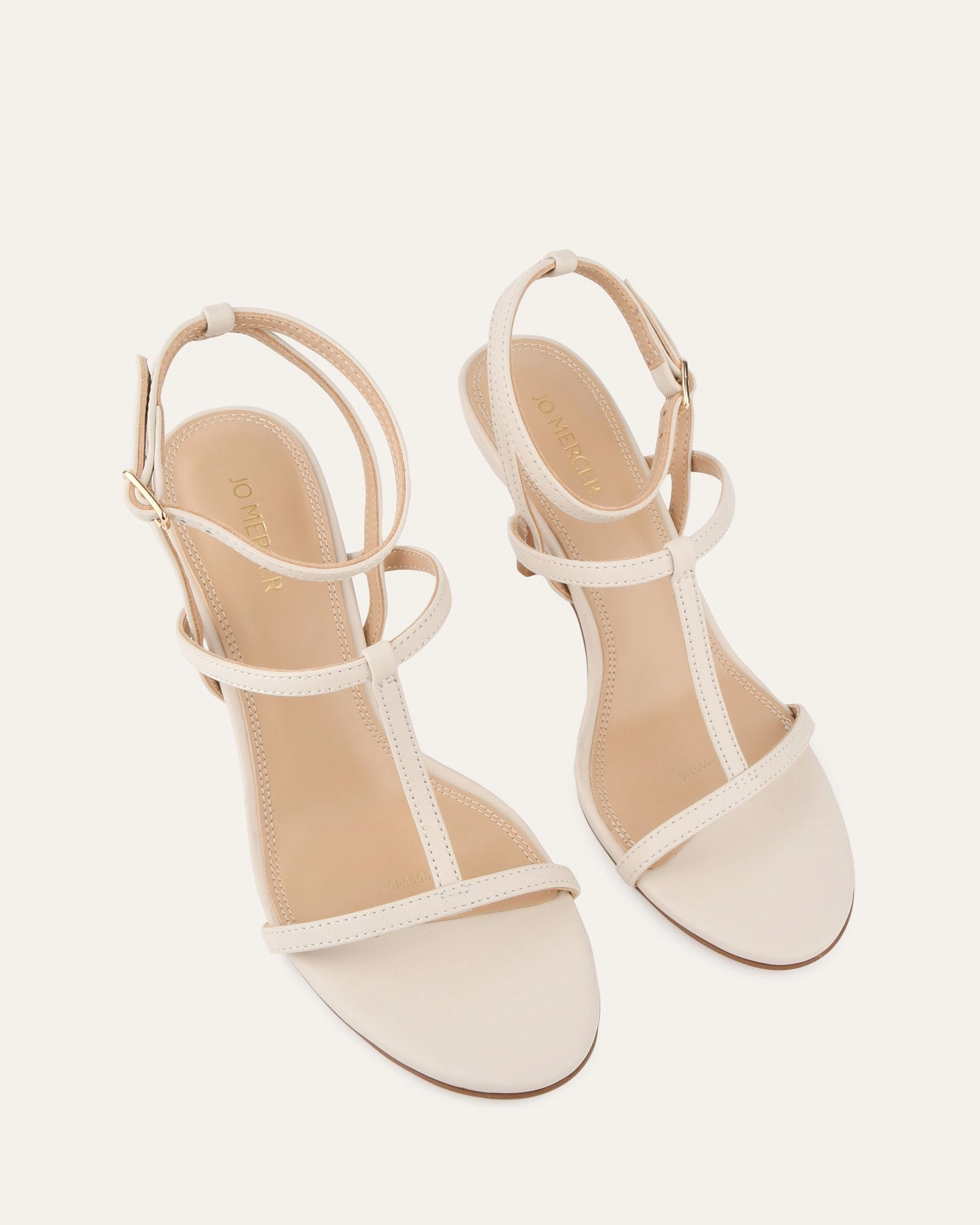 Lacey High Heel Sandals Off White Leather Rhythm-Based Wear