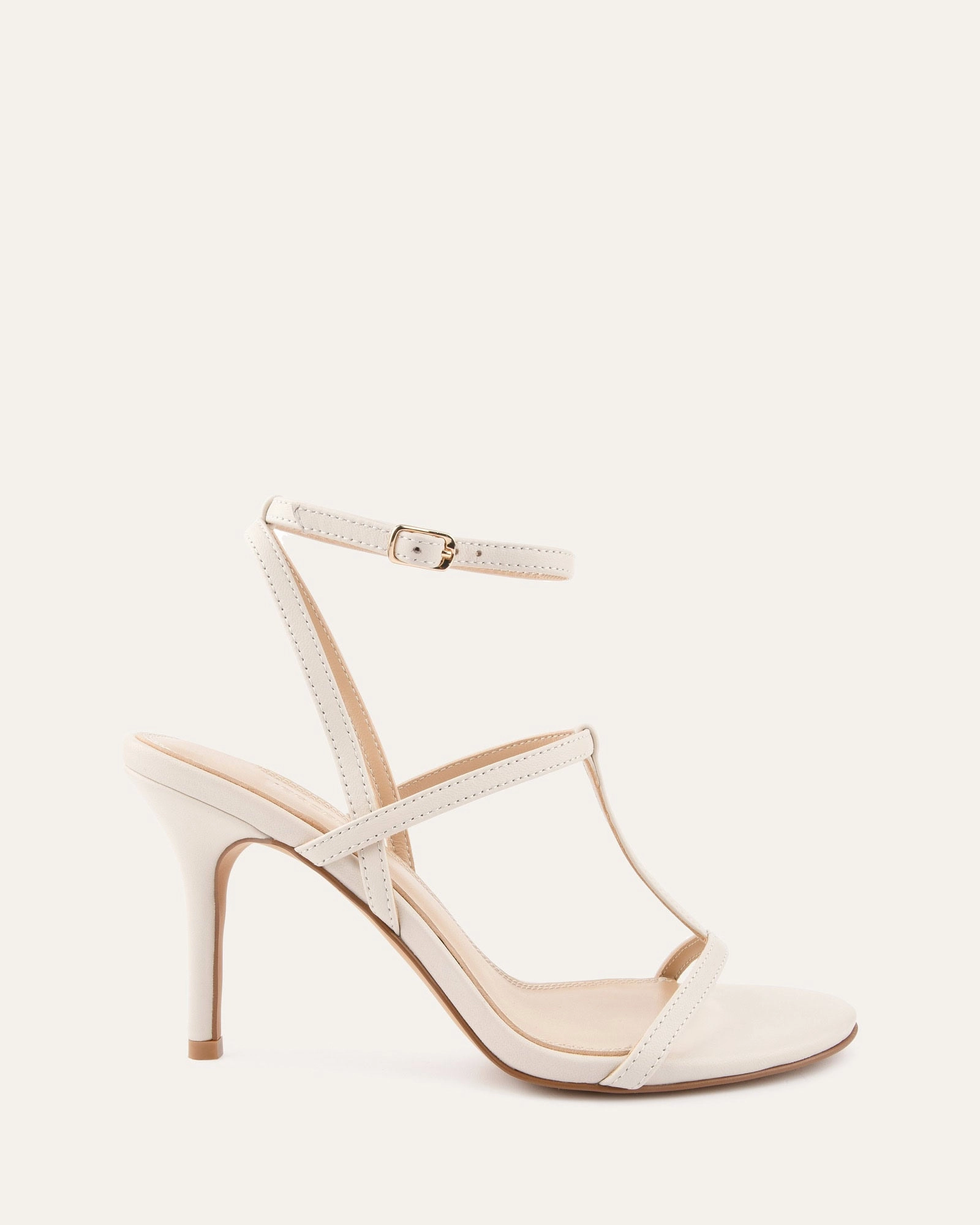 Lacey High Heel Sandals Off White Leather Built For Feel Essential Structure