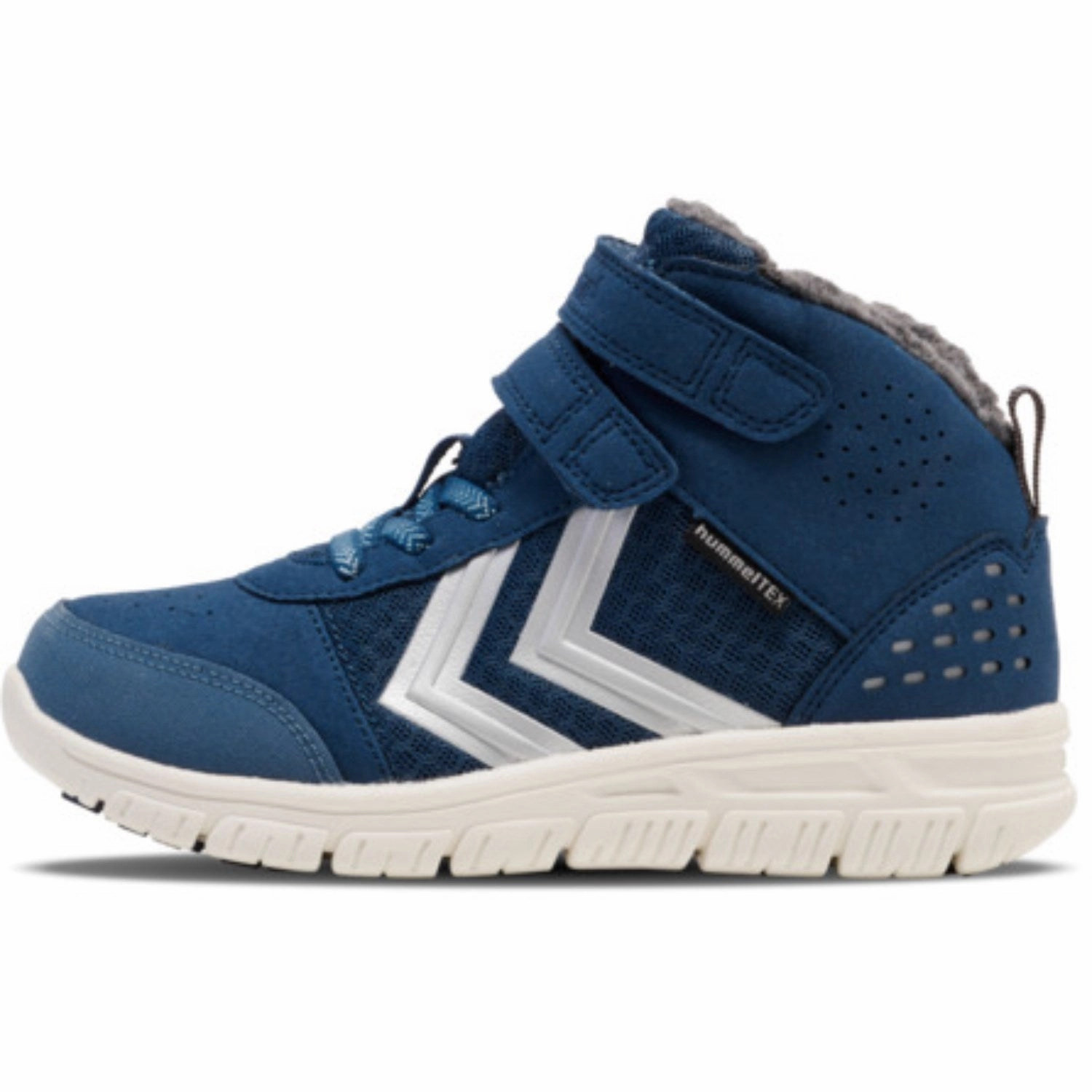 Hummel Dark Denim Crosslite Winter Boot Mid Tex Jr Adaptive Style