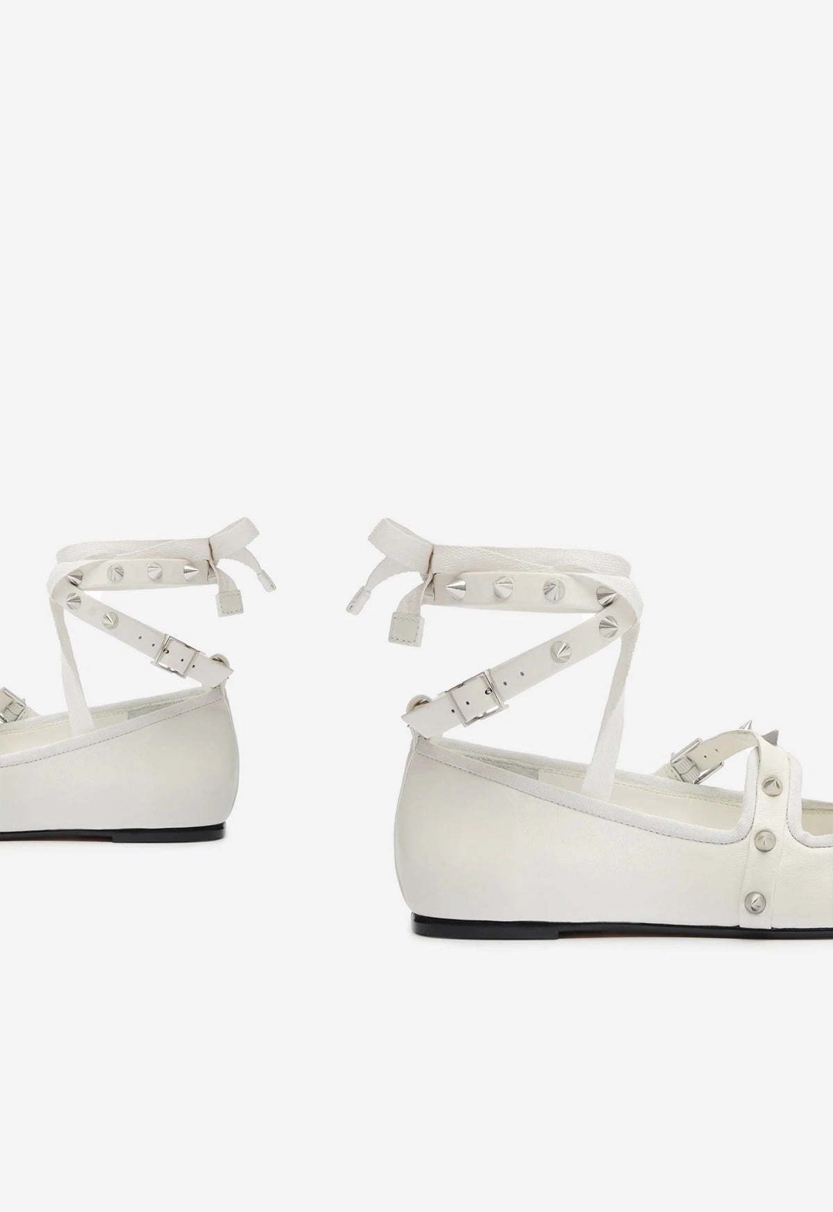 Larissa Lace Up Calf Leather Flat Daily Wear
