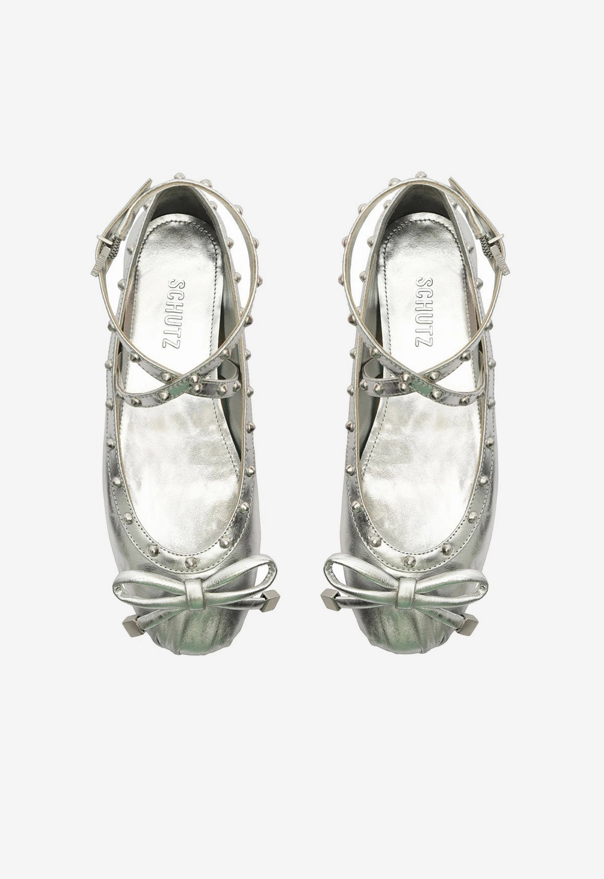 Larissa Metallic Leather Flat City-Fit Motion Simplicity