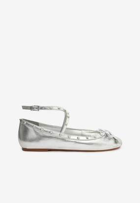 Uncomplicated Fit Larissa Metallic Leather Flat