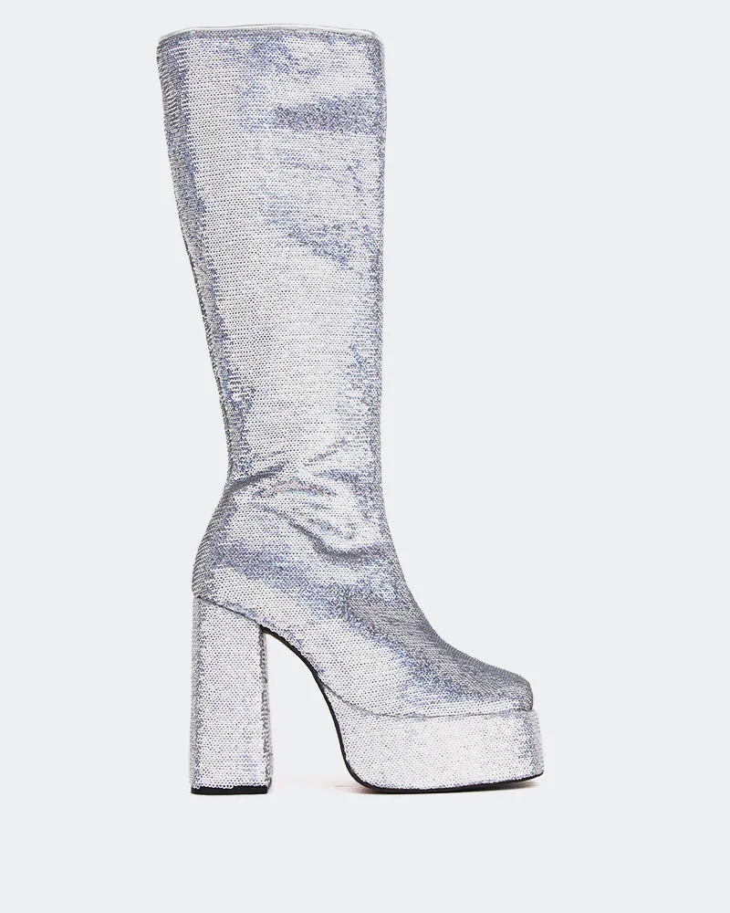 Subtle Evolution Latto Silver Sequins
