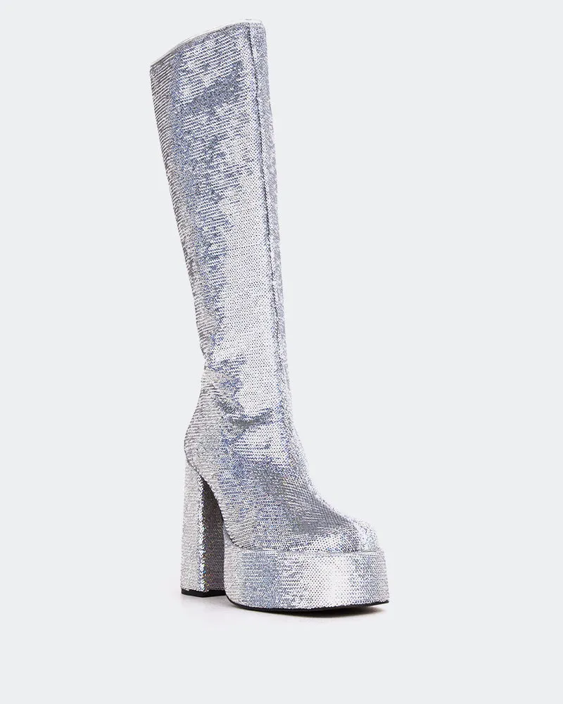 Built For Feel Latto Silver Sequins