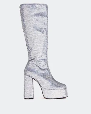 Subtle Evolution Latto Silver Sequins