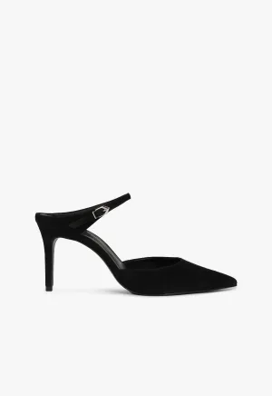 Laura Mid Stiletto Black Pump Versatile Soul Ease And Balance