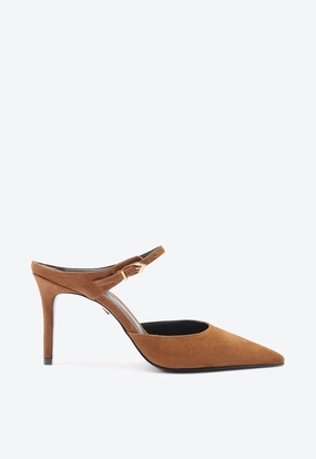 Laura Mid Stiletto Caramel Pump Style To Evolve