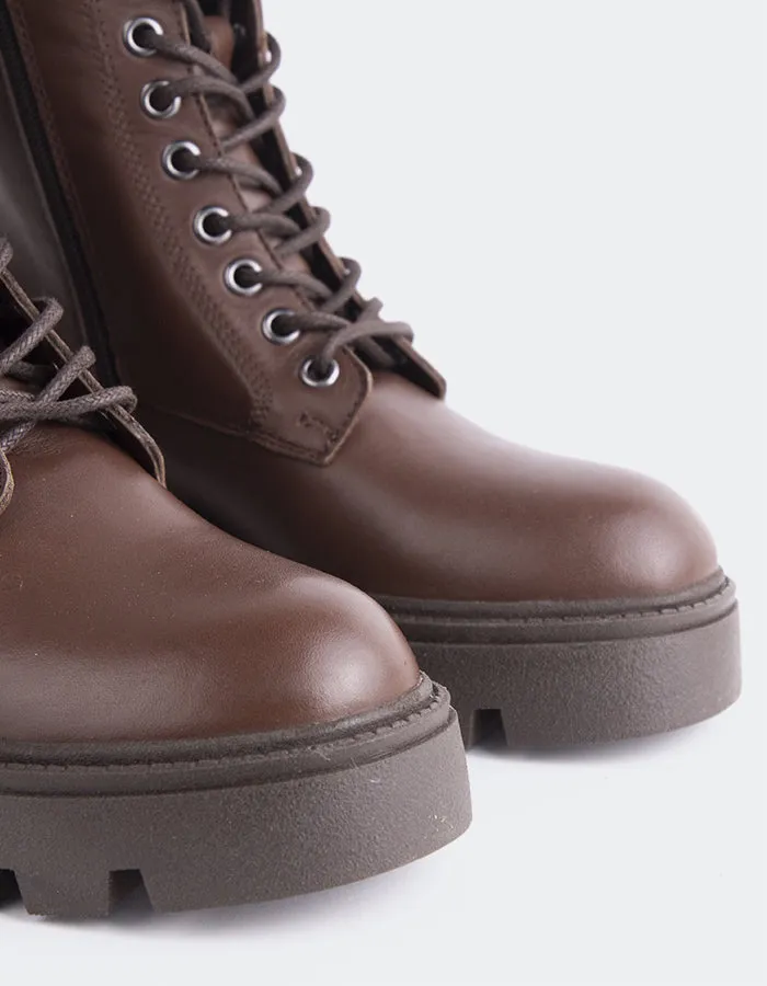 Sleek Routine Lifestyle Fusion Marstrup Brown Leather
