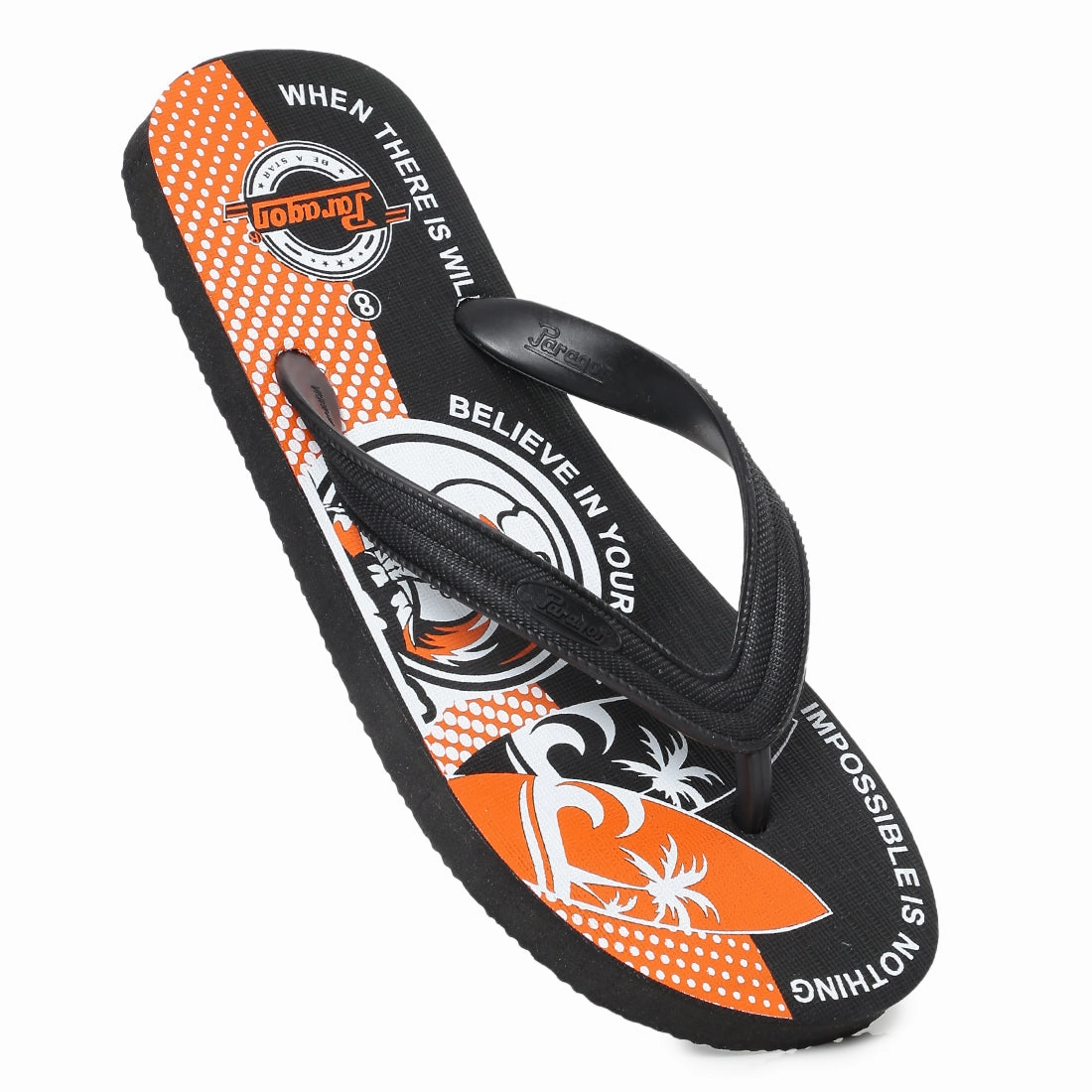 Precision Lifestyle Dynamic Layerwear Paragon  Hwk3720G Men Stylish Lightweight Flipflops | Casual & Comfortable Daily-Wear Slippers For Indoor & Outdoor | For Everyday Use